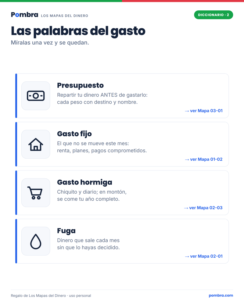 Lámina real del regalo: El Diccionario Dibujado del Dinero